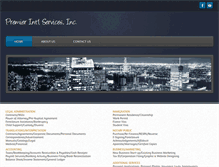 Tablet Screenshot of premierintlservicesinc.com